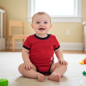 Arkansas Razorback Vintage Onesie Size 3-6 Month